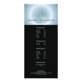 Celestial Confetti Glow Blue Reclamekaart (Voorkant)