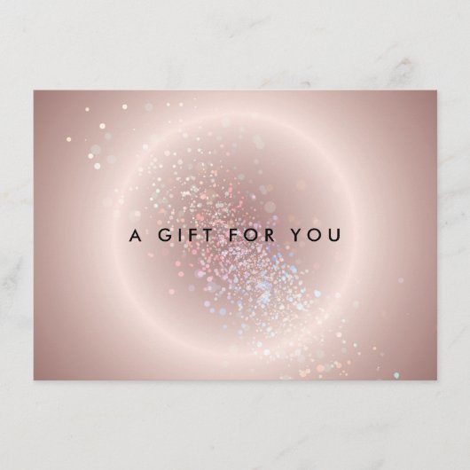 Celestial Confetti Glow Pink Cadeaubon (Voorkant)