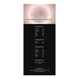 Celestial Confetti Glow Pink Reclamekaart