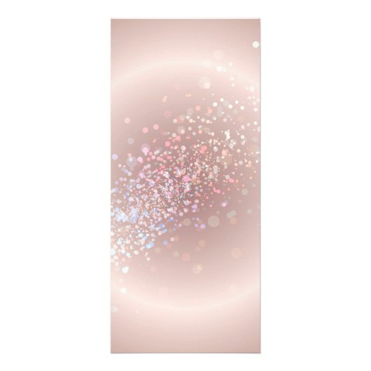 Celestial Confetti Glow Pink Reclamekaart (Achterkant)