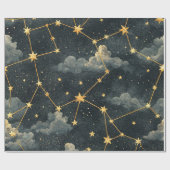 Celestial Constellation Star Pattern (1) Cadeaupapier (Vlak)