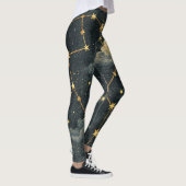 Celestial Constellation Star Pattern (1) Leggings (Rechts)