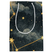 Celestial Constellation Star Pattern (1) Medium Cadeauzakje (Voorkant)