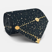 Celestial Constellation Star Pattern (2) Stropdas (Opgerold)