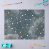 Celestial Constellation Star Pattern (4) Tissuepapier (Craft)