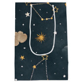 Celestial Constellation Star Pattern (5) Medium Cadeauzakje (Achterkant)