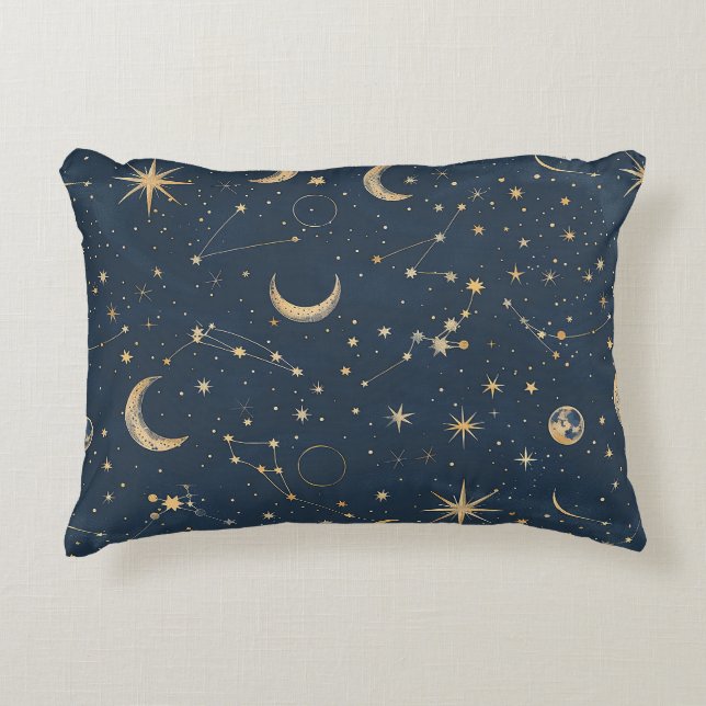 Celestial Constellation - Sterrennacht (1) Accent Kussen (Voorkant)