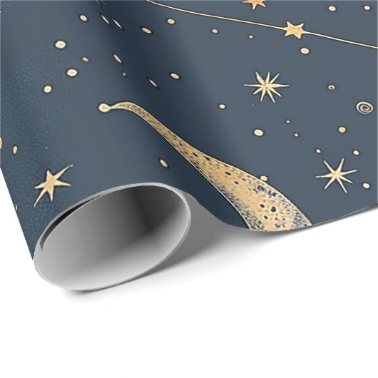 Celestial Constellation - Sterrennacht (1) Cadeaupapier (Rol Hoek)