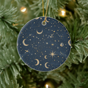 Celestial Constellation - Sterrennacht (1) Keramisch Ornament