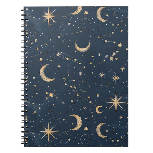 Celestial Constellation - Sterrennacht (1) Notitieboek (Voorkant)