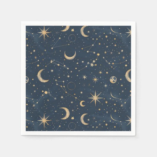 Celestial Constellation - Sterrennacht (1) Servet (Voorkant)