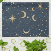 Celestial Constellation - Sterrennacht (1) Theedoek (Gevouwen)