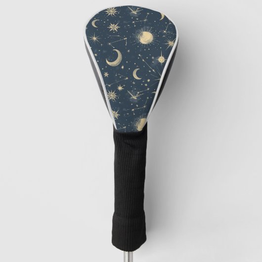 Celestial Constellation - Sterrennacht (2) Golfheadcover (Voorkant)
