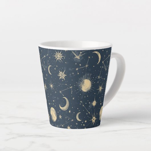 Celestial Constellation - Sterrennacht (2) Latte Mok (Rechterhoek)