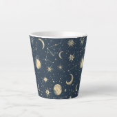 Celestial Constellation - Sterrennacht (2) Latte Mok (Voorkant)