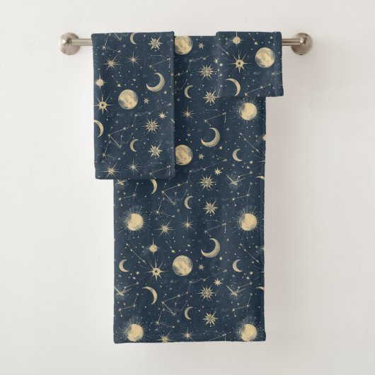 Celestial Constellation - Sterrennacht (3) Bad Handdoek (Insitu)