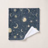 Celestial Constellation - Sterrennacht (3) Bad Handdoek (Wasdoekje)