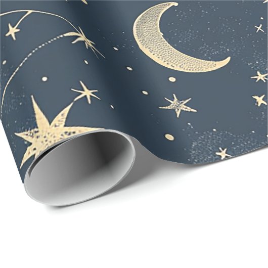 Celestial Constellation - Sterrennacht (3) Cadeaupapier (Rol Hoek)