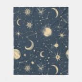 Celestial Constellation - Sterrennacht (3) Fleece Deken (Voorkant)