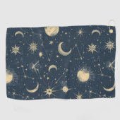Celestial Constellation - Sterrennacht (3) Golfhanddoek (Horizontaal)