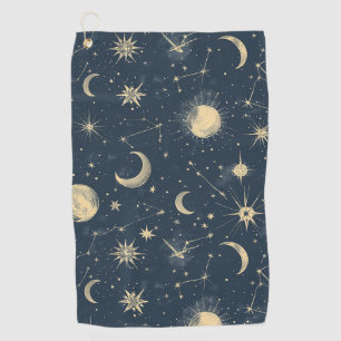 Celestial Constellation - Sterrennacht (3) Golfhanddoek