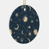Celestial Constellation - Sterrennacht (3) Keramisch Ornament (Rechts)