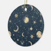 Celestial Constellation - Sterrennacht (3) Keramisch Ornament (Links)