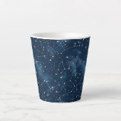 Celestial Constellation - Sterrennacht (3) Latte Mok (Voorkant)