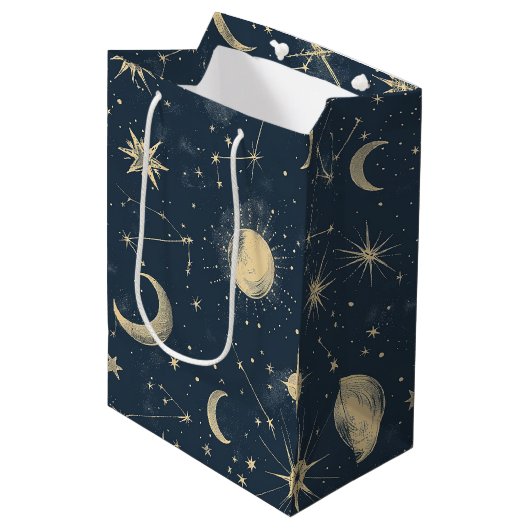 Celestial Constellation - Sterrennacht (3) Medium Cadeauzakje (Voorkant Gekanteld)