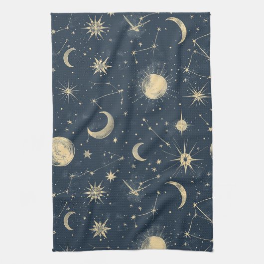 Celestial Constellation - Sterrennacht (3) Theedoek (Verticaal)