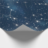 Celestial Constellation - Sterrennacht (4) Cadeaupapier (Hoek)