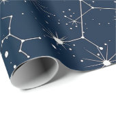 Celestial Constellation - Sterrennacht (4) Cadeaupapier (Rol Hoek)