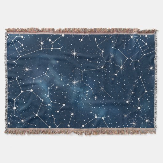 Celestial Constellation - Sterrennacht (4) Deken (Voorkant)
