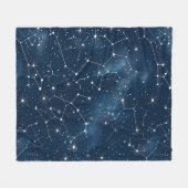 Celestial Constellation - Sterrennacht (4) Fleece Deken (Voorkant (Horizontaal))