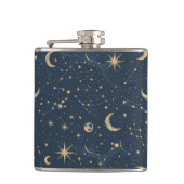 Celestial Constellation - Sterrennacht (4) Heupfles (Voorkant)