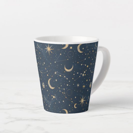 Celestial Constellation - Sterrennacht (4) Latte Mok (Rechterhoek)