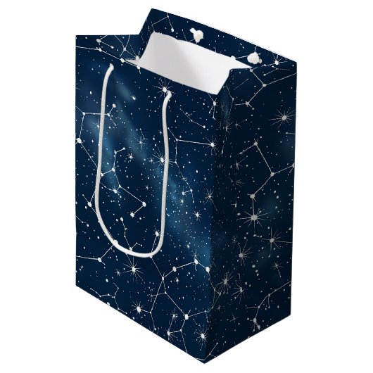Celestial Constellation - Sterrennacht (4) Medium Cadeauzakje (Voorkant Gekanteld)