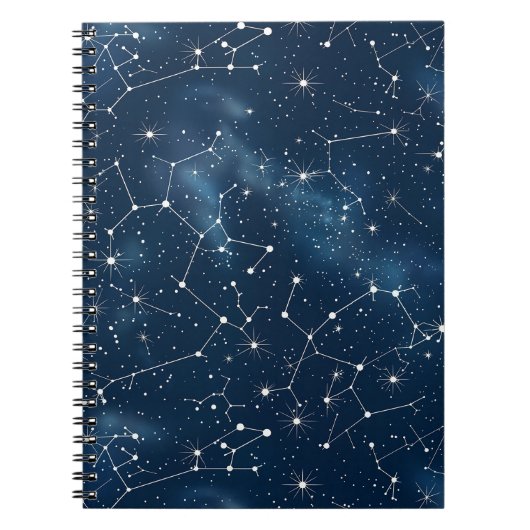 Celestial Constellation - Sterrennacht (4) Notitieboek (Voorkant)