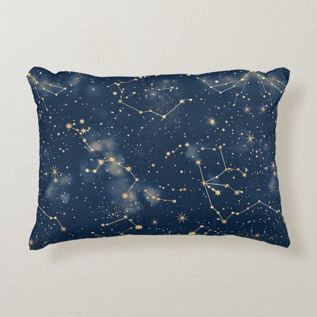 Celestial Constellation - Sterrennacht (5) Accent Kussen (Voorkant)