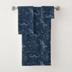 Celestial Constellation - Sterrennacht (5) Bad Handdoek
