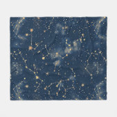 Celestial Constellation - Sterrennacht (5) Fleece Deken (Voorkant (Horizontaal))