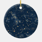 Celestial Constellation - Sterrennacht (5) Keramisch Ornament (Achterkant)
