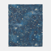 Celestial Constellation - Sterrennacht (6) Fleece Deken (Voorkant)