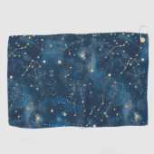 Celestial Constellation - Sterrennacht (6) Golfhanddoek (Horizontaal)