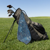Celestial Constellation - Sterrennacht (6) Golfhanddoek (Groen)