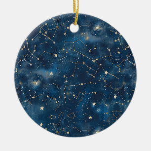 Celestial Constellation - Sterrennacht (6) Keramisch Ornament