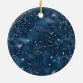 Celestial Constellation - Sterrennacht (6) Keramisch Ornament (Achterkant)