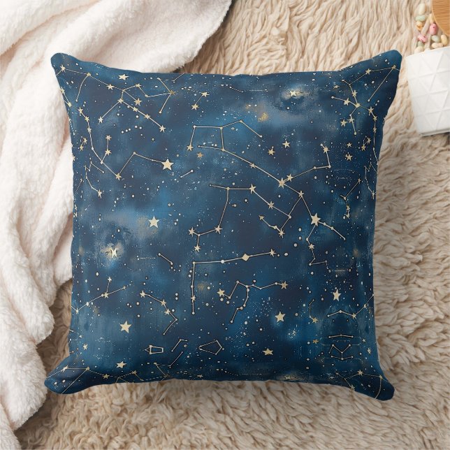 Celestial Constellation - Sterrennacht (6) Kussen (Deken)