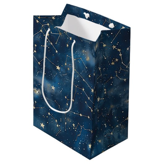 Celestial Constellation - Sterrennacht (6) Medium Cadeauzakje (Voorkant Gekanteld)