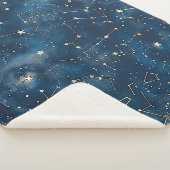 Celestial Constellation - Sterrennacht (6) Sherpa Deken (3/4)
